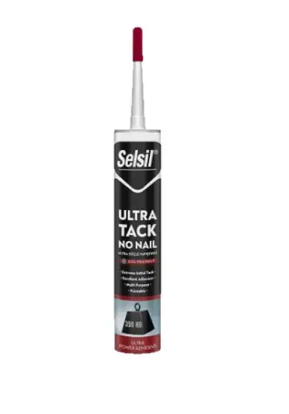 Adhesivo Ultra Tack de color blanco de 290 ml